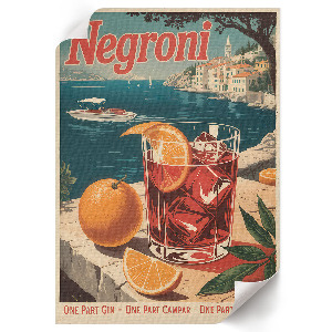 Vintage Negroni poszter