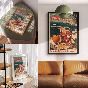 Vintage poszter Plakát Negroniho