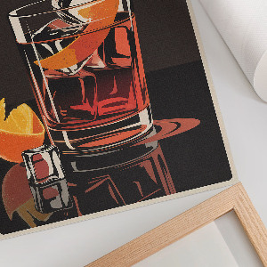 Retro poszter Negroni nápoj