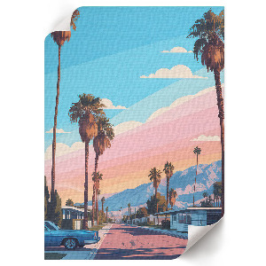 Retro plakát Prázdninová oáza