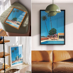 Poszter kép Dovolená u bazénu