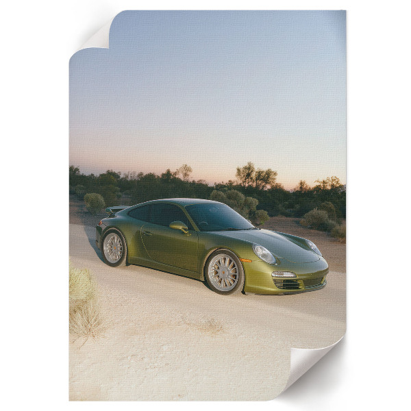 Retro plakát Zelené vozidlo