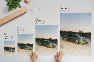 Retro plakát Zelené vozidlo