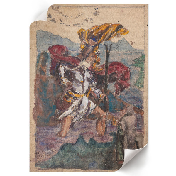 Retro poszter Svatý Kryštof