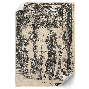 Poszter kép Čtyři nahé ženy