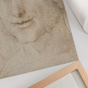 Retro plakát Hlava mladého muže