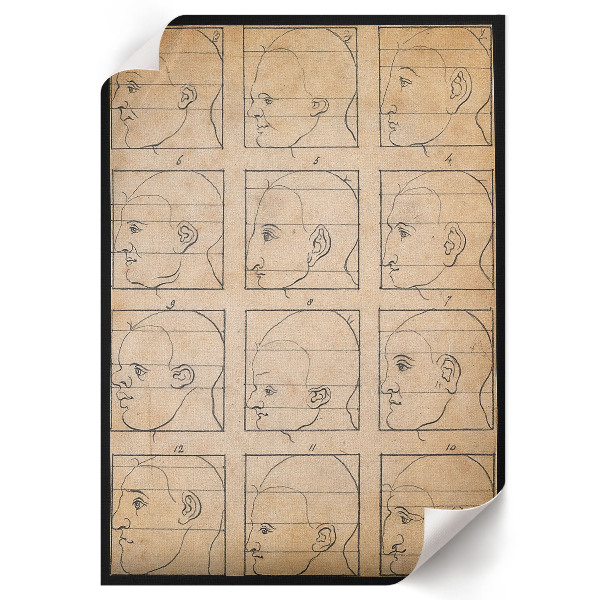 Vintage poszter Dvanáct profilů