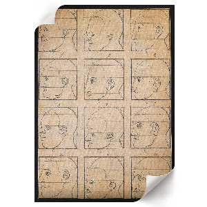 Vintage poszter Dvanáct profilů