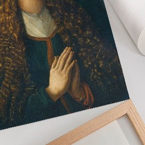 Retro poszter Portrét mladé ženy