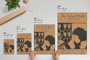Retro poszter Obálka Žluté knihy
