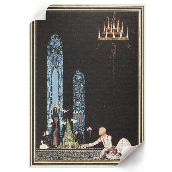 Retro plakát Ilustrace ke knize