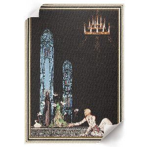 Retro plakát Ilustrace ke knize