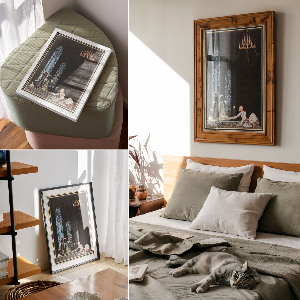 Retro plakát Ilustrace ke knize