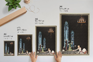 Retro plakát Ilustrace ke knize