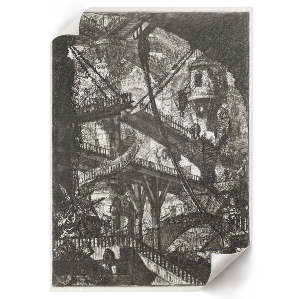 Retro plakát Zvedací most