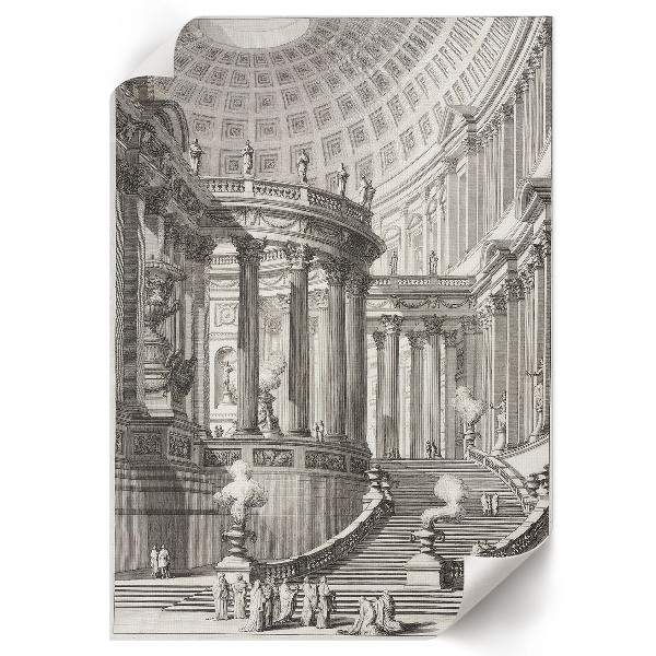 Vintage poszter Starověký chrám