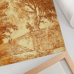 Retro poszter Krajina se schody