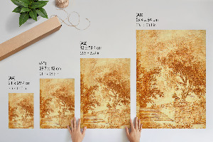 Retro poszter Krajina se schody