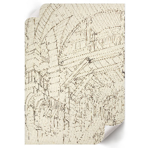 Retro plakát Architektonické studie