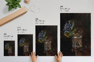 Vintage poszter Kytice fialek