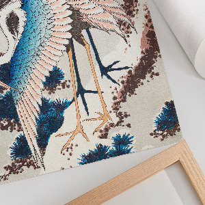 Retro poszter Jeřábi na stromě