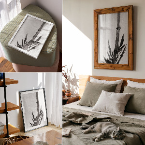 Retro poszter Bambus