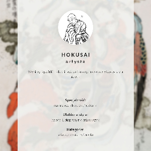 Retro plakát Fudō Myō maszk