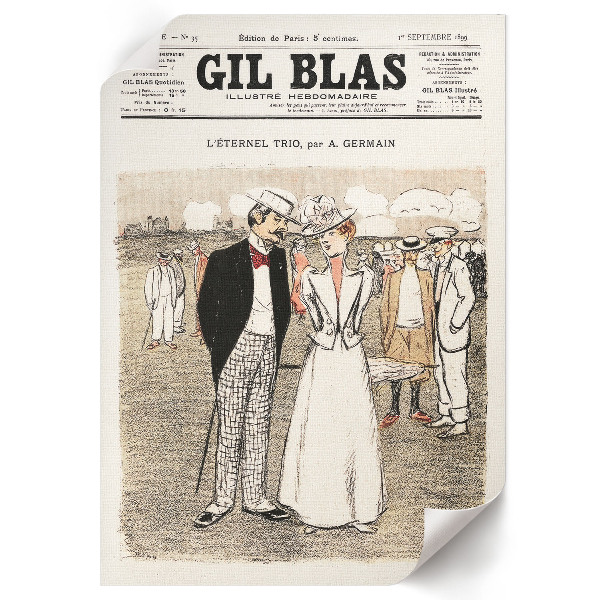 Retro plakát Věčné trio