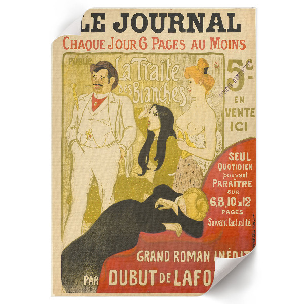 Retro poszter La Traîte des Blanches