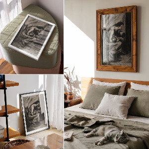 Retro plakát Matka s dítětem