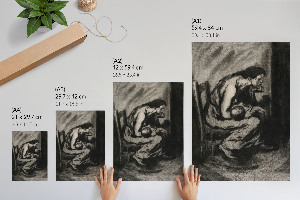 Retro plakát Matka s dítětem