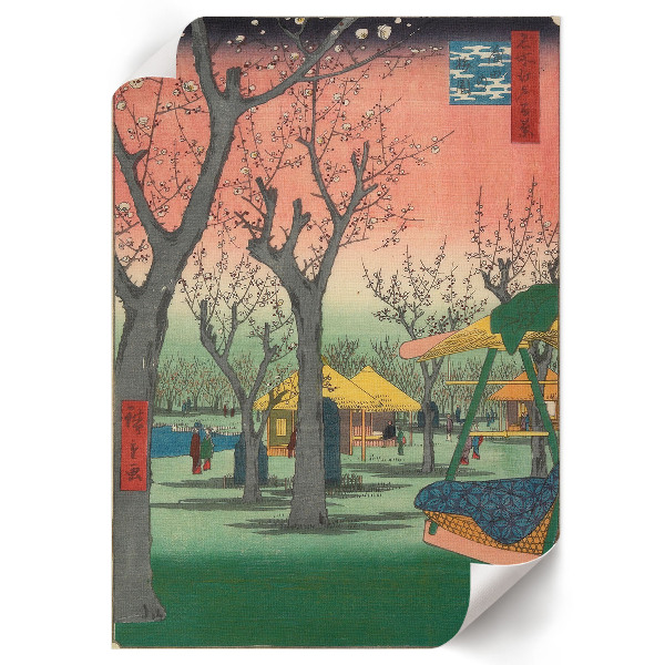 Retro poszter Švestková zahrada