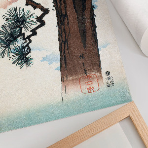 Retro poszter Japonská borovice