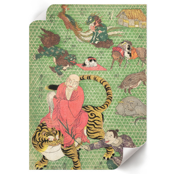 Vintage poszter Práce v basketbalu