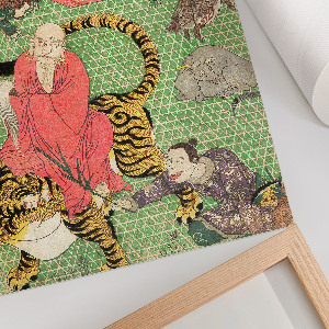 Vintage poszter Práce v basketbalu