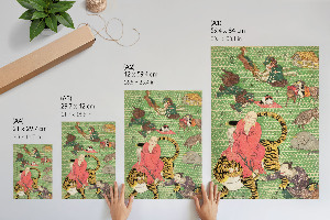 Vintage poszter Práce v basketbalu