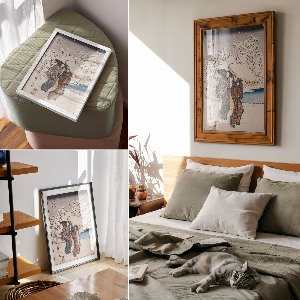 Vintage poszter Fudžisawa