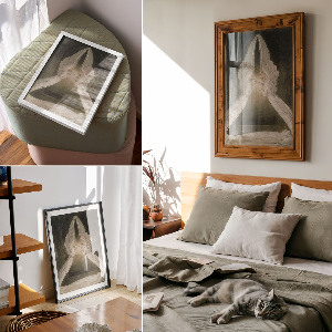 Retro poszter Kristus v hrobě