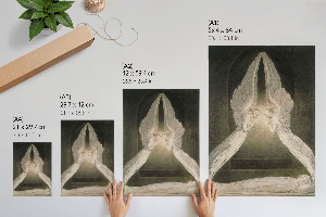 Retro poszter Kristus v hrobě