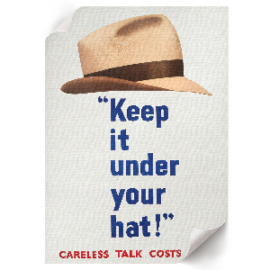 Retro poszter Nech si to pod hlavičkou