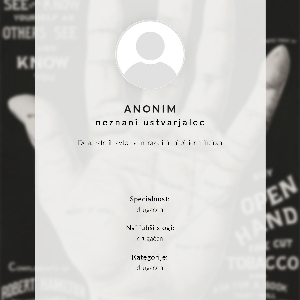 Retro plakát Otevřená dlaň