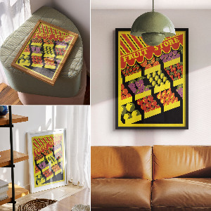 Poszter kép Obchod s ovocem