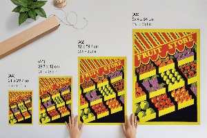 Poszter kép Obchod s ovocem