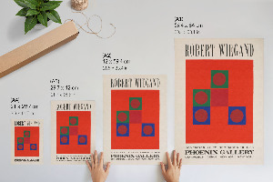 Vintage poszter Plakát k výstavě