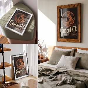 Retro plakát Webbova čokoláda