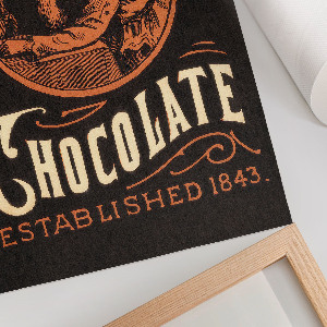 Retro plakát Webbova čokoláda