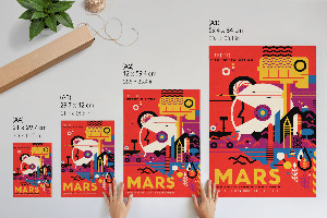 Poszter kép Cesta na Mars