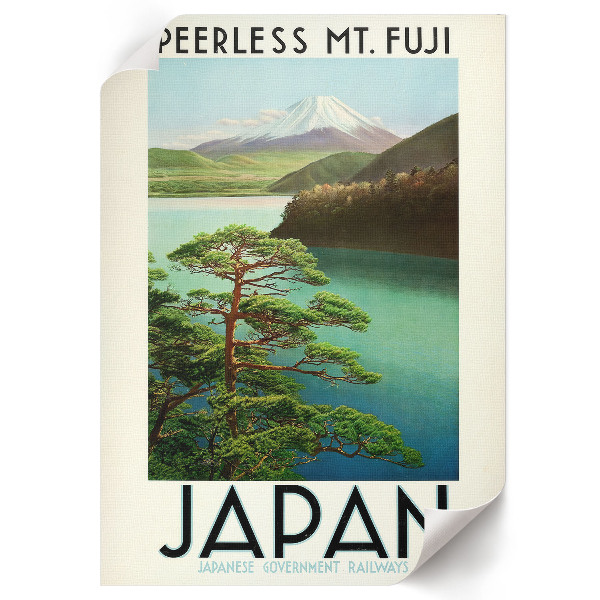 Vintage poszter Cesta do Japonska