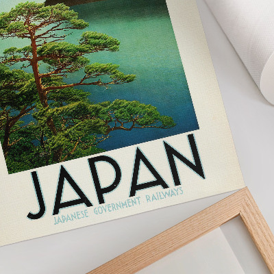 Vintage poszter Cesta do Japonska