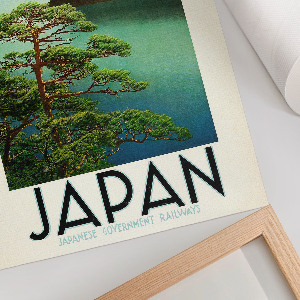 Vintage poszter Cesta do Japonska